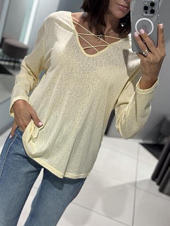 Свитер Comod 1138 yellow - делук