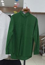 Рубашка S011 green