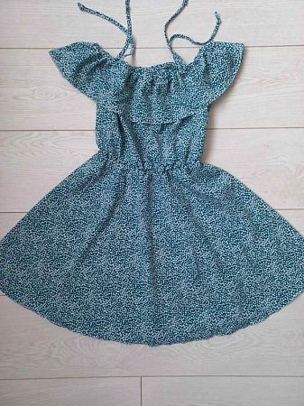 Платье Q001-15 green - делук