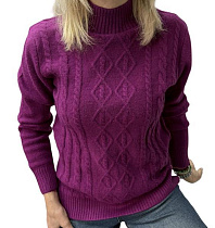 Свитер Elena&Vika 24031 purple - делук