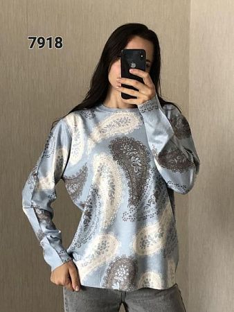 Свитер Fsn 7918-1 l.blue - делук