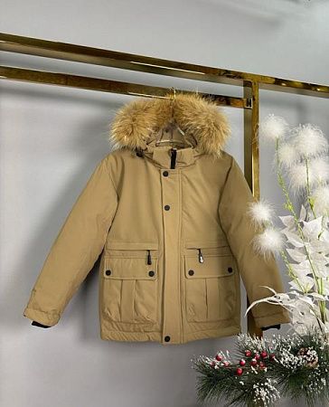 Куртка Delfinka 7023 beige - делук