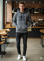 Худи Moranny MR701 d.grey - делук