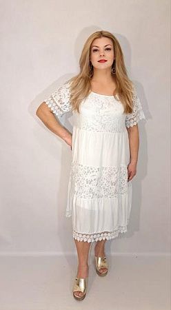Платье Romeo Life 1920 white - делук