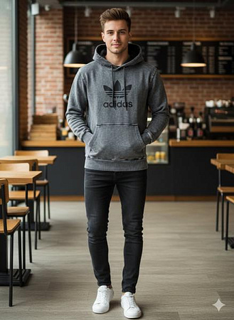 Худи Moranny MR701 d.grey - делук