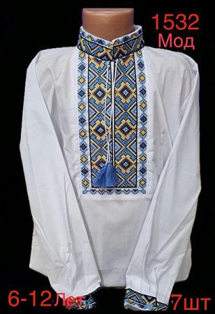 Вышиванка Надийка 1532 white - делук