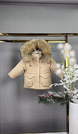 Куртка Delfinka 9609 beige - делук