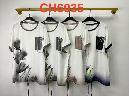 Футболка Saint Wish CH6035 mix - делук