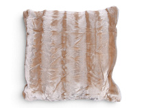 Подушка Obuv Ok2 Плюш смужка (99151-2) молочний - делук