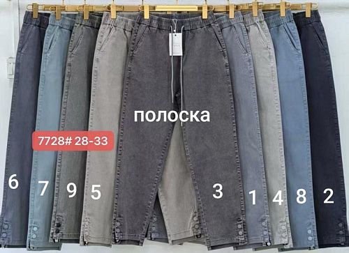 Штаны Immei 7728-7 l.blue - делук