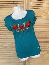 Вышиванка Sport Style 022 green - делук