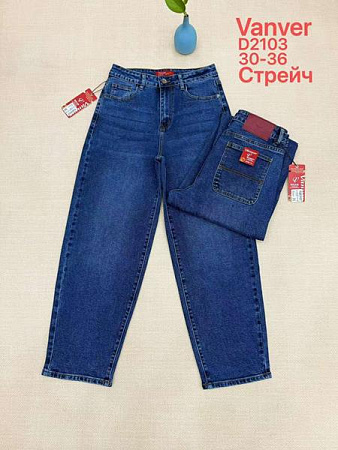 Джинсы Vanver D2103 navy - делук
