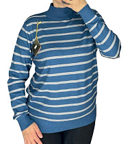 Свитер Levisha 24002 l.blue - делук