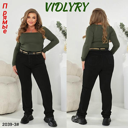 Джинсы Vidlyry 2039-3 black - делук
