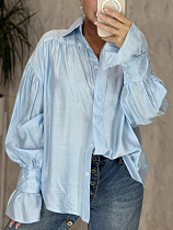 Рубашка Lora LR1011 l.blue - делук