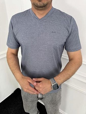 Футболка Nik 56229 grey - делук