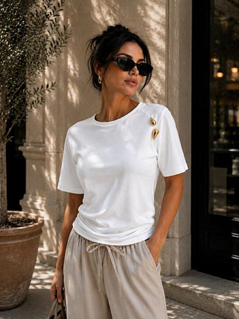 Футболка New Season F052 white - делук