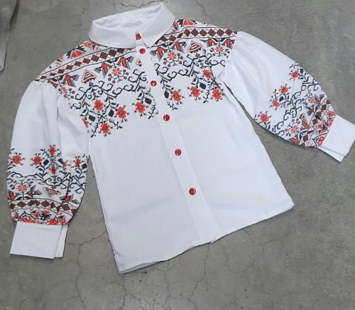 Вышиванка Limerense DD220 white - делук