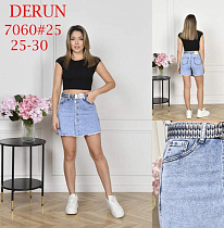 Юбка-Шорты Maxim Jeans 7060 l.blue - делук