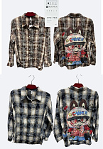 Рубашка Base 735-1 brown - делук