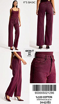 Джинсы Jeans Style 4434T-20W5-98 wine - делук