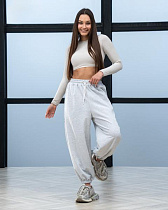 Штаны Спорт Azna Б307 l.grey - делук