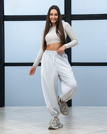Штаны Спорт Azna Б307 l.grey - делук