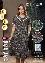 Халат Sss Annet DO-D10670 navy - делук