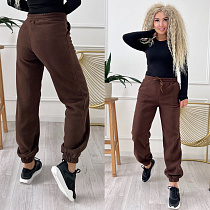 Штаны Спорт Sofi Cor 9065 brown - делук