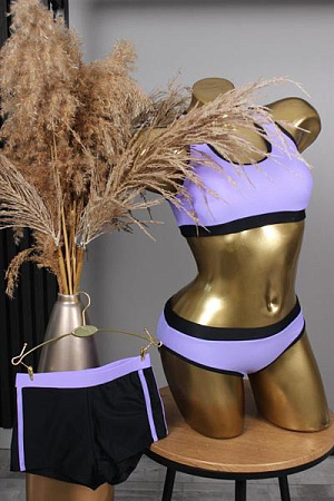 Комплект Sun&Sea N3629 black-purple - делук