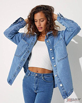 Рубашка Maxim Jeans 2508 blue - делук