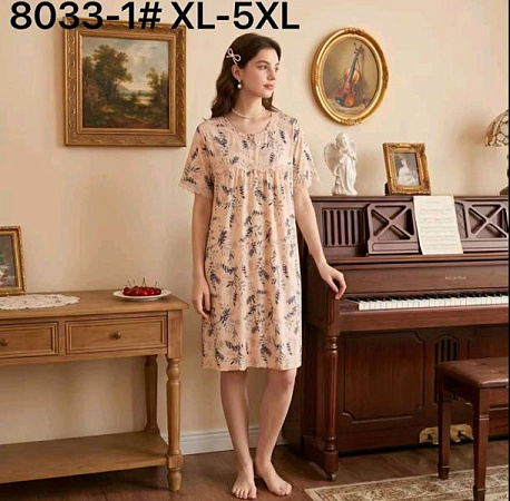 Ночнушка Romeo Life 8033-1 beige - делук