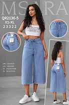 Бриджи Jeans Club QR2136-5 l.blue - делук