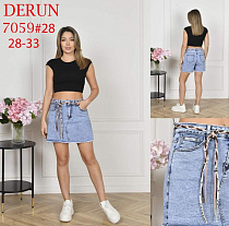 Юбка-Шорты Maxim Jeans 7059 l.blue - делук