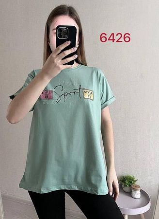 Футболка Fsn 6426 mint - делук