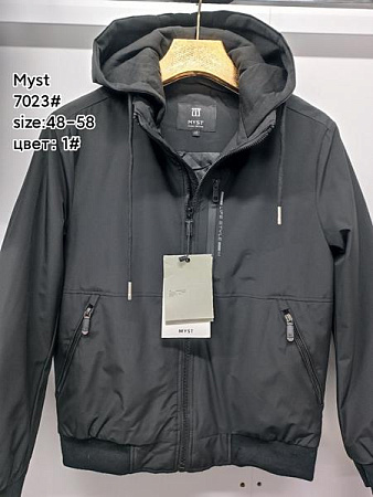 Куртка Lina 7023-1 black - делук