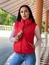 Жилетка Modnulya N621 red - делук