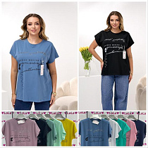 Футболка Lola LL607 mix - делук