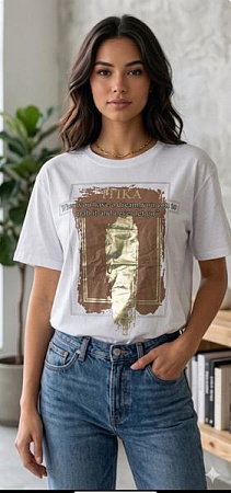 Футболка Levisha 25051 white - делук