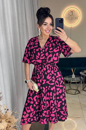 Платье Arina 2353 pink - делук