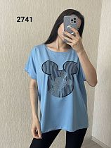 Футболка Fsn 2741 l.blue - делук