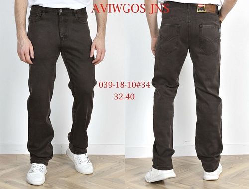 Джинсы God Baron 039-18-10 brown - делук