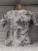 Футболка Panda 1824 white - делук