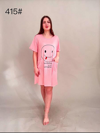 Ночнушка Anion 415 pink - делук