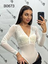 Боди Met&March B0673 white - делук