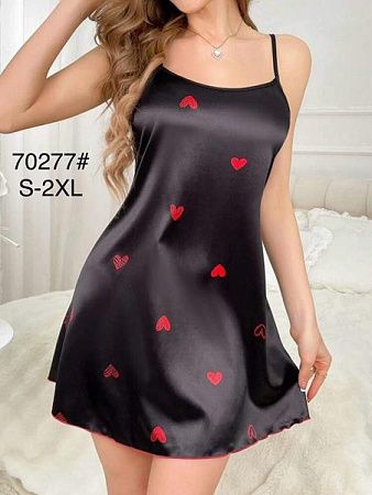 Ночнушка Modnulya 70277 black - делук