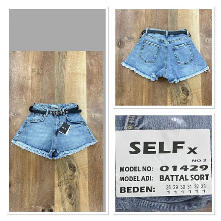 Шорты Jeans Club 1429-2 blue - делук