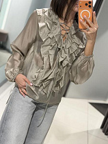 Блузка Comod 2532 beige - делук