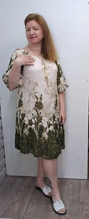 Платье Romeo Life RL493 khaki - делук