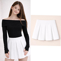 Юбка-Шорты Karolina KR602 white - делук
